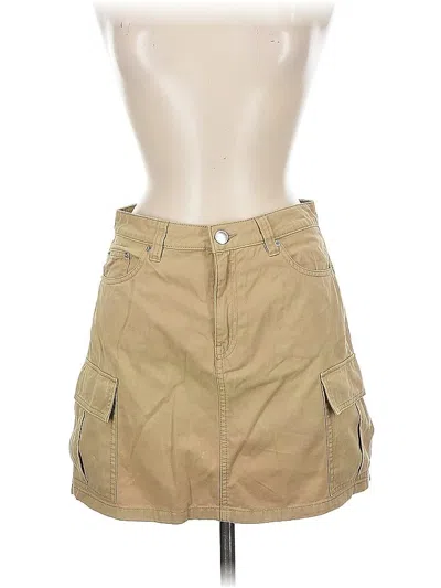 Pre-owned Divided By H&m Casual Skirt In Brown