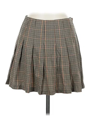 Pre-owned Divided By H&m Casual Skirt In Brown