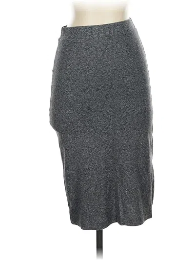 Pre-owned Divided By H&m Casual Skirt In Gray