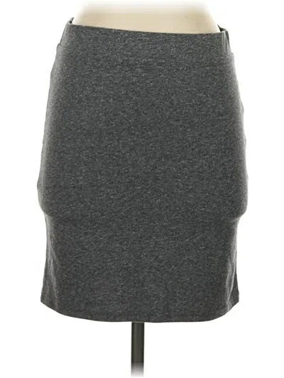 Pre-owned Divided By H&m Casual Skirt In Gray