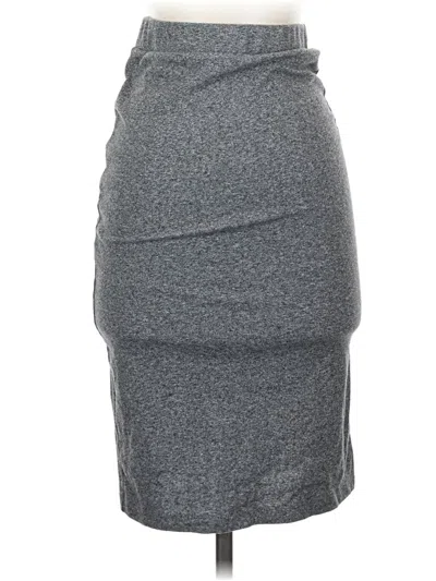 Pre-owned Divided By H&m Casual Skirt In Gray