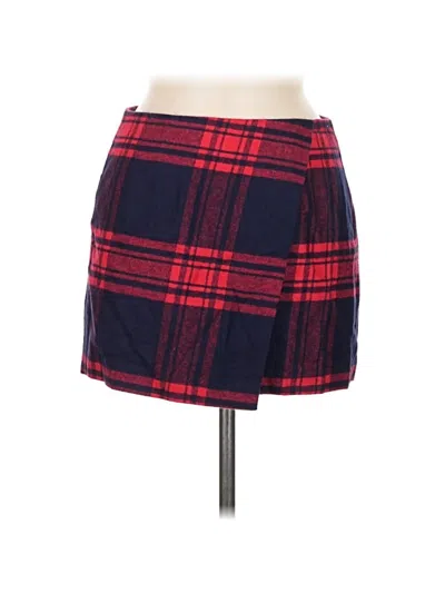 Pre-owned Divided By H&m Casual Skirt In Red