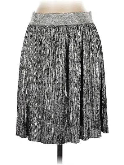 Divided By H&m Casual Skirt In Silver