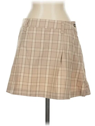 Pre-owned Divided By H&m Casual Skirt In Tan