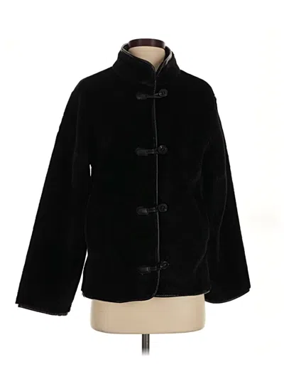 Pre-owned Divided By H&m Coat In Black