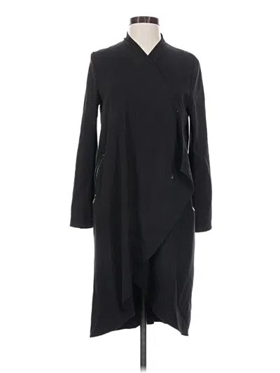 Pre-owned Divided By H&m Coat In Black