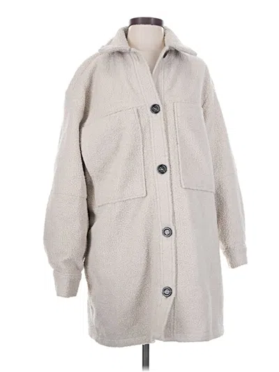 Pre-owned Divided By H&m Coat In Gray