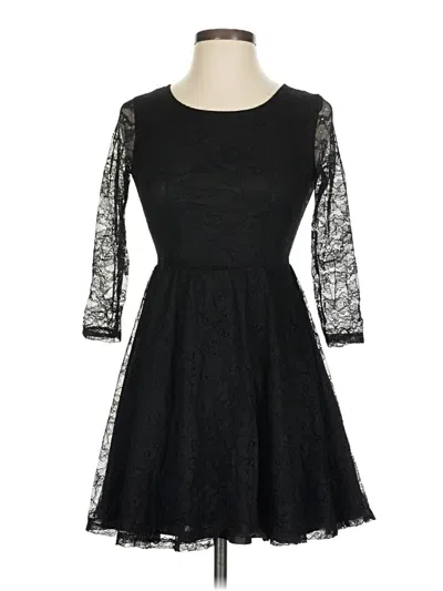Pre-owned Divided By H&m Cocktail Dress In Black