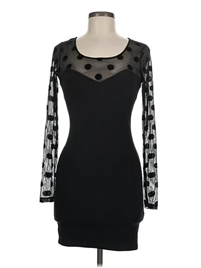 Pre-owned Divided By H&m Cocktail Dress In Black