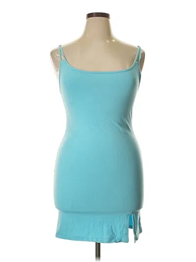 Pre-owned Divided By H&m Cocktail Dress In Blue