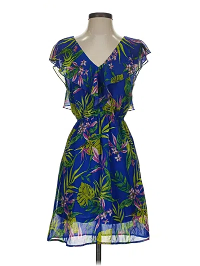 Pre-owned Divided By H&m Cocktail Dress In Blue