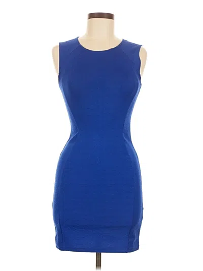 Pre-owned Divided By H&m Cocktail Dress In Blue
