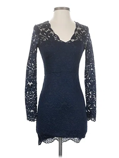 Pre-owned Divided By H&m Cocktail Dress In Blue