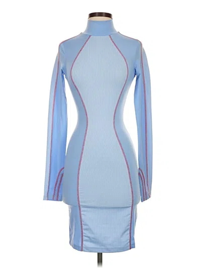 Pre-owned Divided By H&m Cocktail Dress In Blue