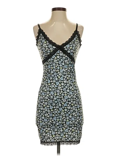 Pre-owned Divided By H&m Cocktail Dress In Blue
