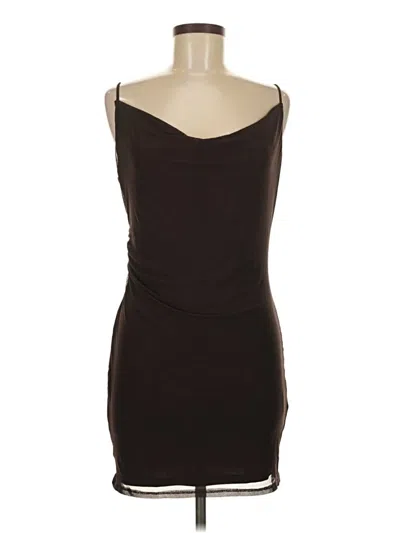 Pre-owned Divided By H&m Cocktail Dress In Brown