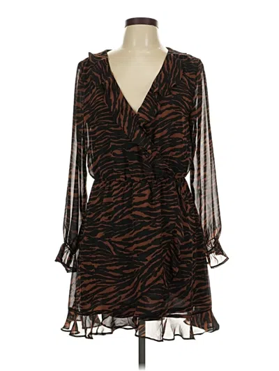 Pre-owned Divided By H&m Cocktail Dress In Brown