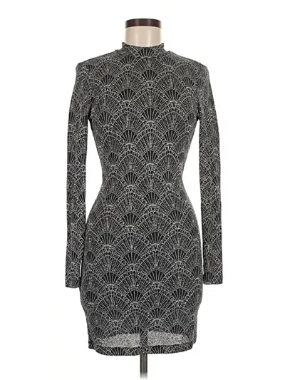 Pre-owned Divided By H&m Cocktail Dress In Gray