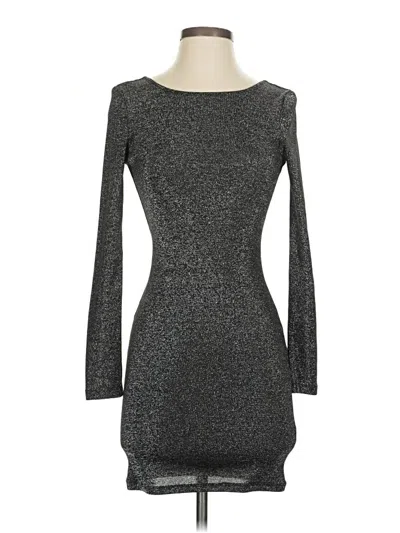 Pre-owned Divided By H&m Cocktail Dress In Gray