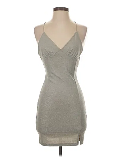 Pre-owned Divided By H&m Cocktail Dress In Gray