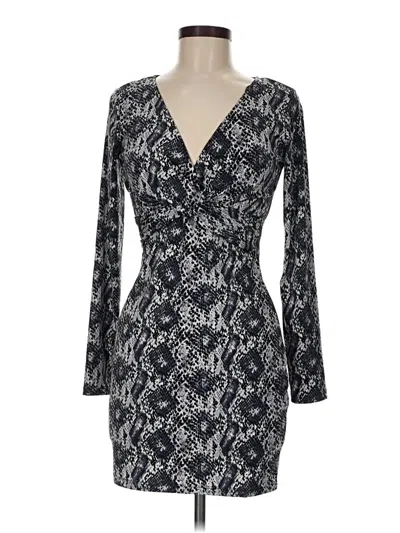 Pre-owned Divided By H&m Cocktail Dress In Gray