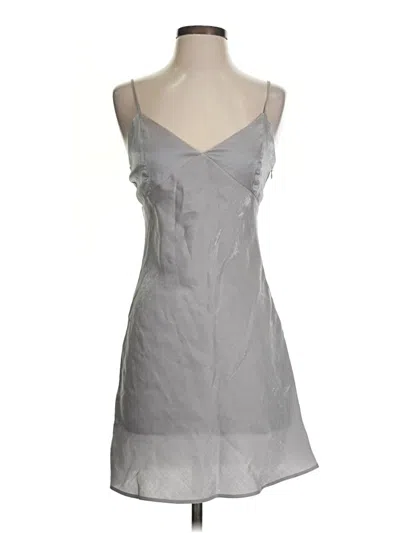 Pre-owned Divided By H&m Cocktail Dress In Gray