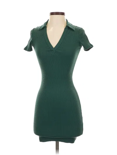 Pre-owned Divided By H&m Cocktail Dress In Green