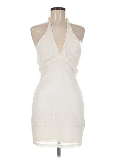 Pre-owned Divided By H&m Cocktail Dress In Ivory