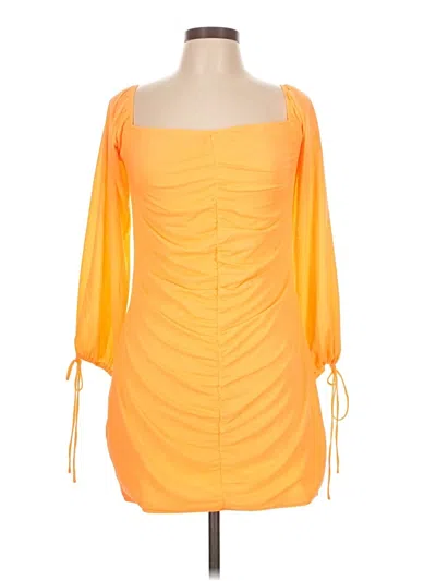 Pre-owned Divided By H&m Cocktail Dress In Orange