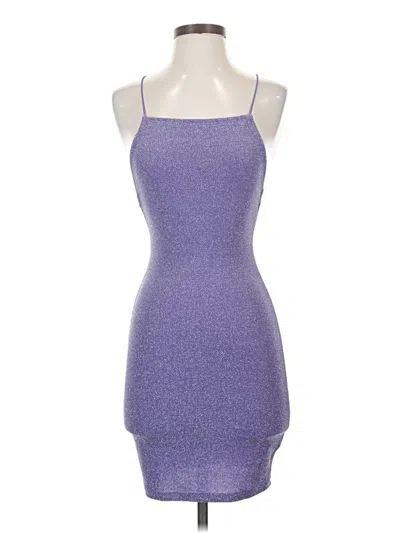 Pre-owned Divided By H&m Cocktail Dress In Purple