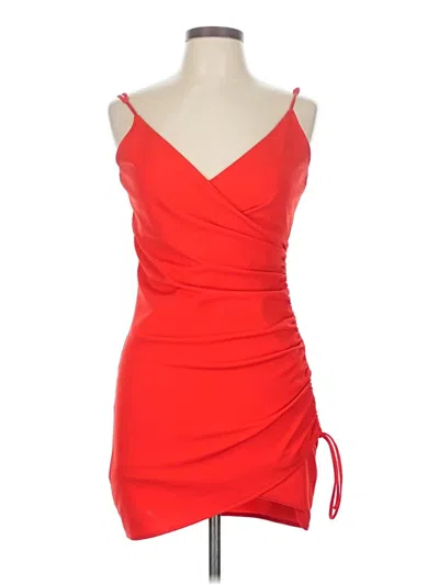 Pre-owned Divided By H&m Cocktail Dress In Red
