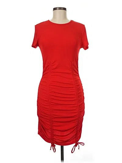 Pre-owned Divided By H&m Cocktail Dress In Red