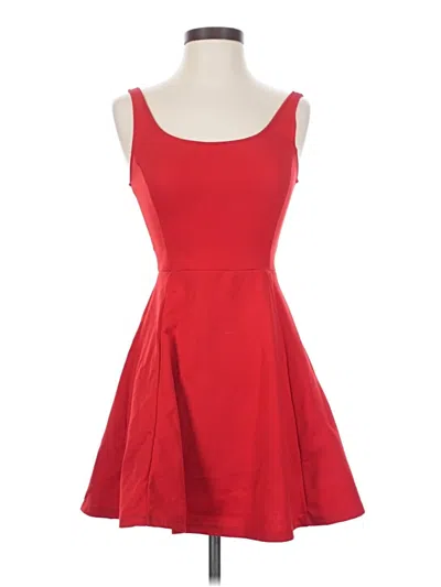 Pre-owned Divided By H&m Cocktail Dress In Red