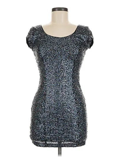 Pre-owned Divided By H&m Cocktail Dress In Silver