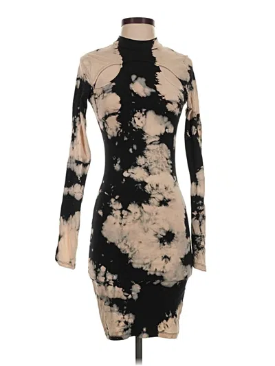Pre-owned Divided By H&m Cocktail Dress In Tan
