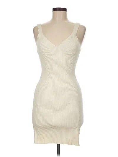 Pre-owned Divided By H&m Cocktail Dress In White