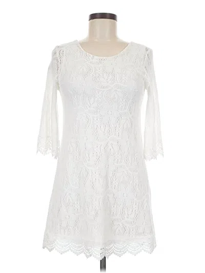 Pre-owned Divided By H&m Cocktail Dress In White