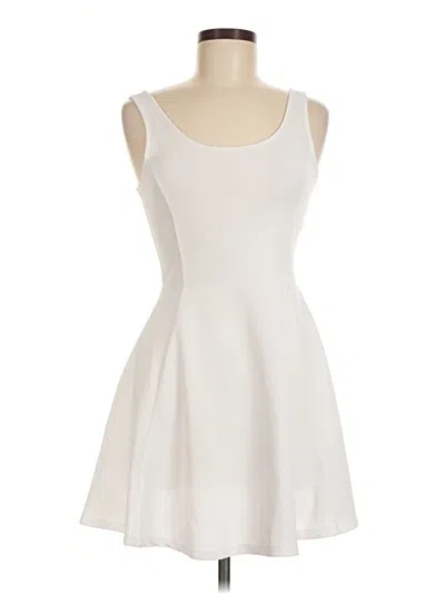 Pre-owned Divided By H&m Cocktail Dress In White
