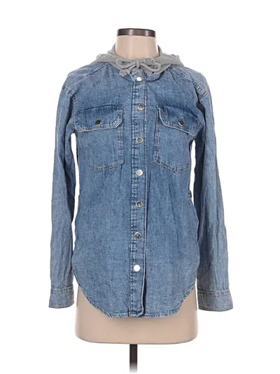 Pre-owned Divided By H&m Denim Jacket In Blue