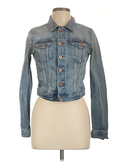 Pre-owned Divided By H&m Denim Jacket In Blue