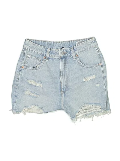 Pre-owned Divided By H&m Denim Shorts In Blue