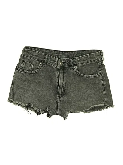 Pre-owned Divided By H&m Denim Shorts In Green