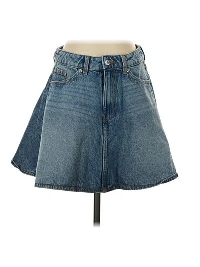 Divided By H&m Denim Skirt In Blue