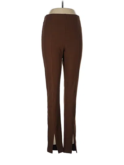 Pre-owned Divided By H&m Dress Pants In Brown