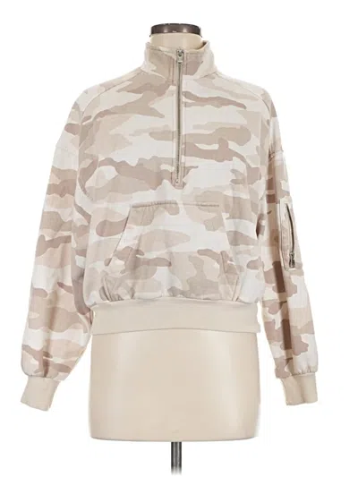 Pre-owned Divided By H&m Fleece Jacket In Ivory