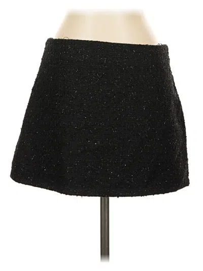 Pre-owned Divided By H&m Formal Skirt In Black