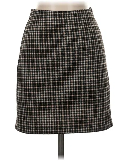 Pre-owned Divided By H&m Formal Skirt In Brown