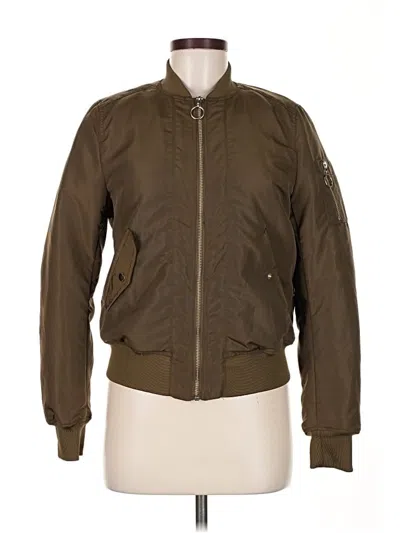 Pre-owned Divided By H&m Jacket In Brown