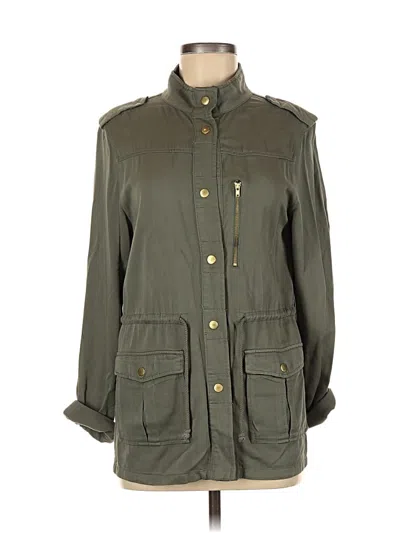 Pre-owned Divided By H&m Jacket In Green