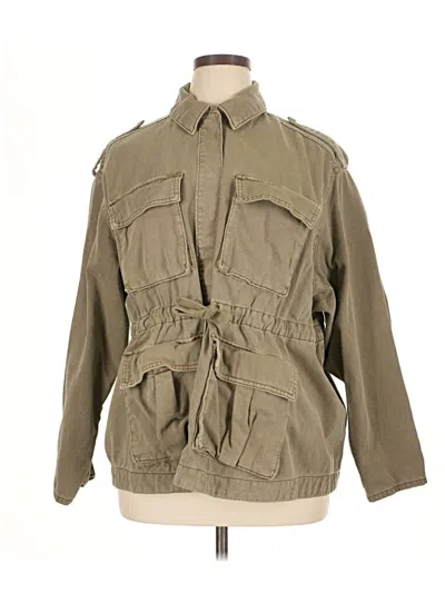 Pre-owned Divided By H&m Jacket In Green